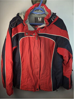 VUARNET by Lanctot Winter Jacket Red Size 14 Pre-Owned